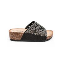 Sandalias Via Uno Mujer Lc054937 Negro