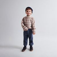 Chompa Bebé Niño Sfera Rayas Beige