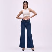 Jean Mujer Wide Symbol Wide Leg