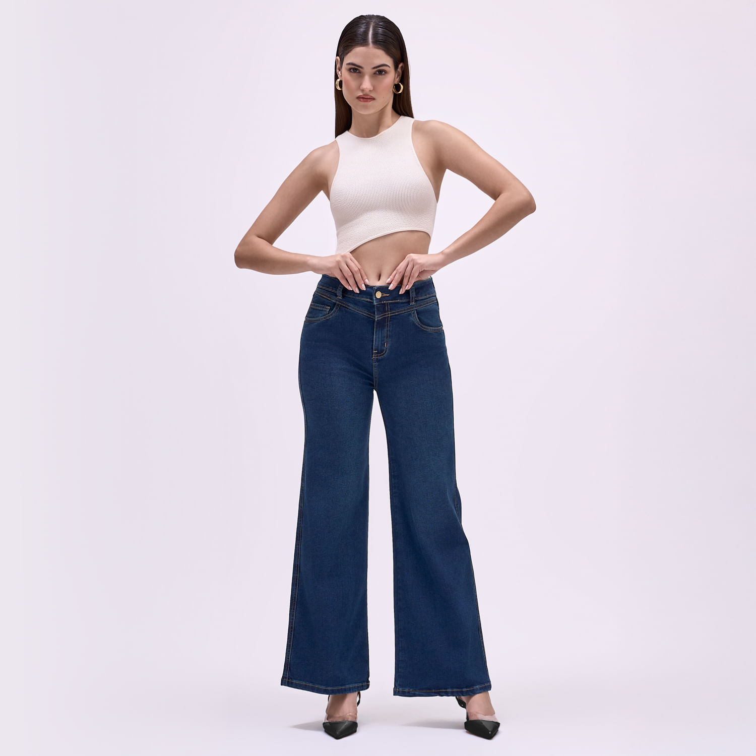 Jean Mujer Wide Symbol Wide Leg