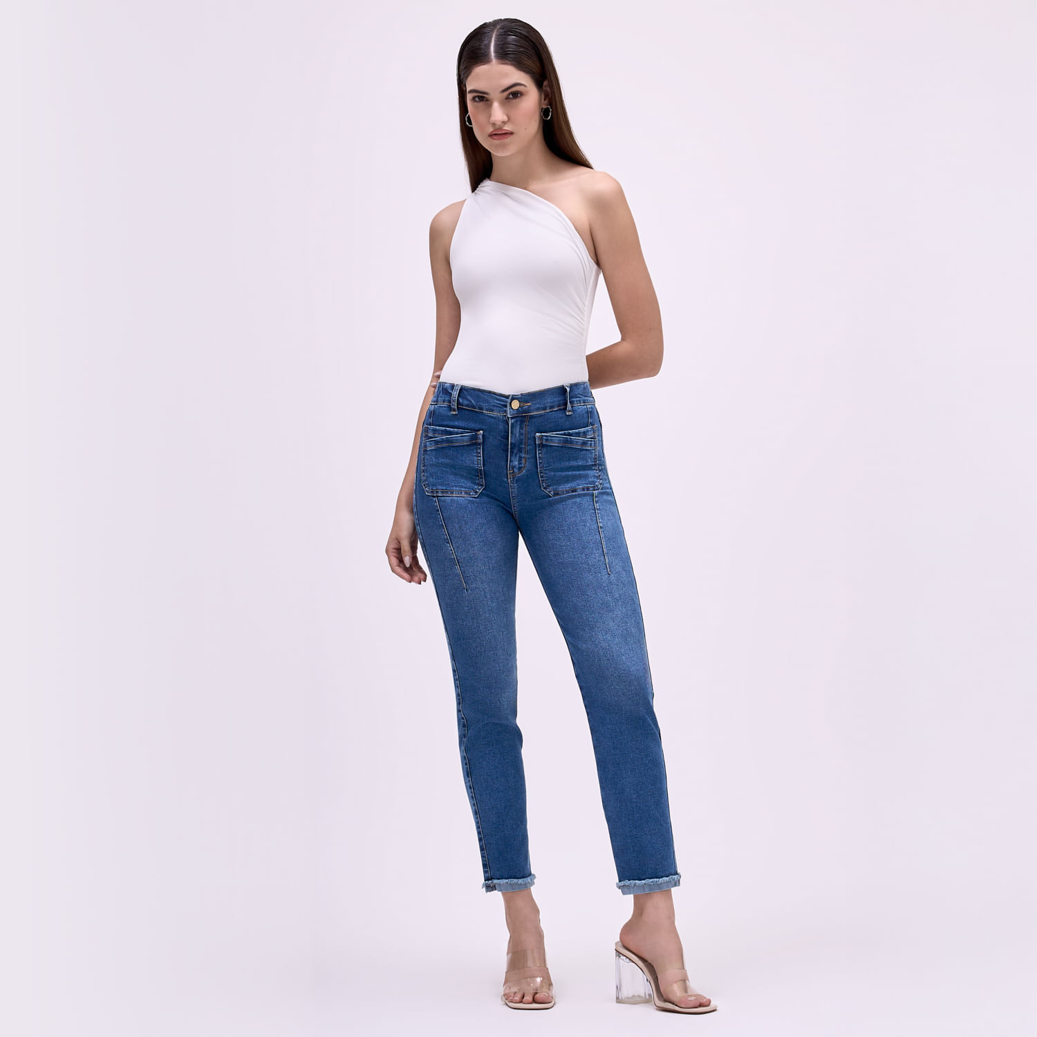 Jean Mujer Mom Symbol Mom Fit
