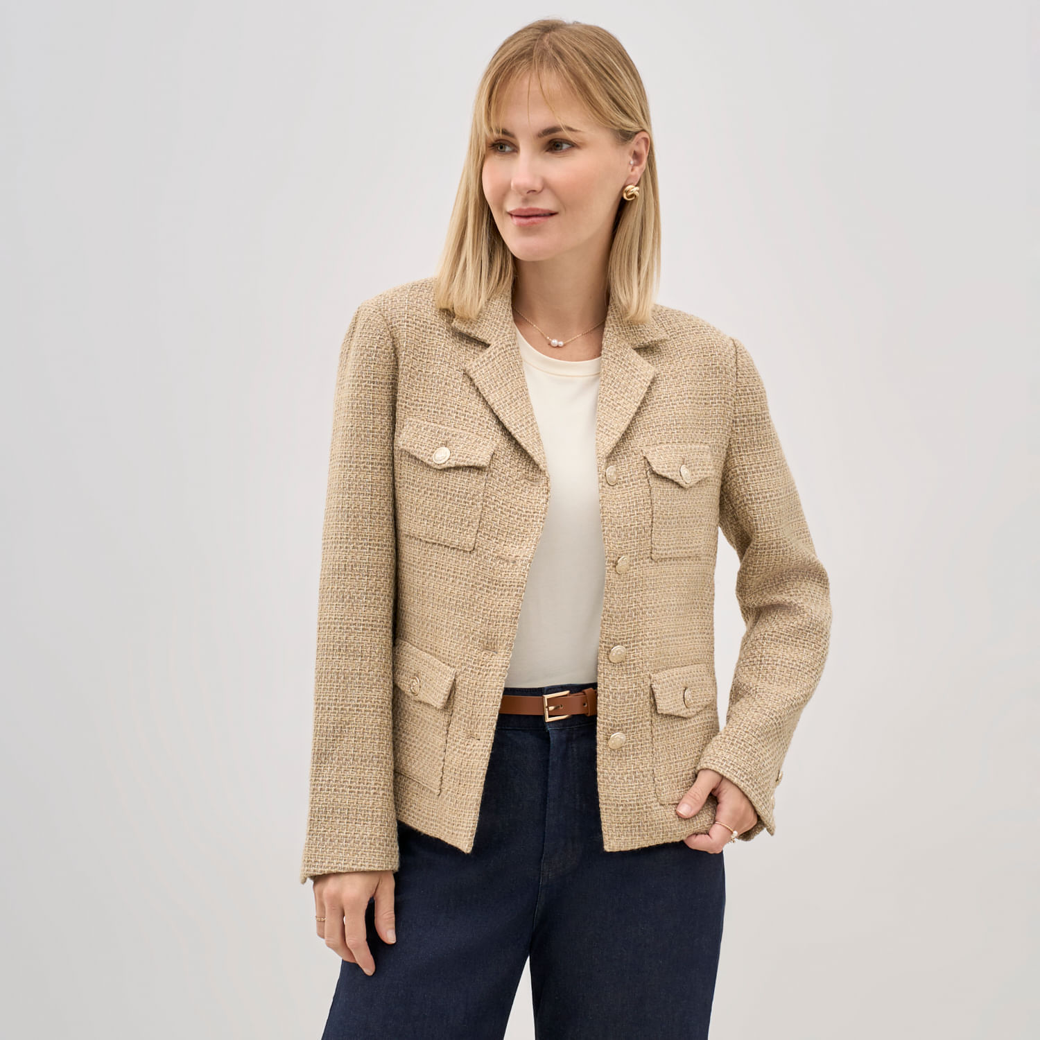 Blazer Mujer Real Zafin