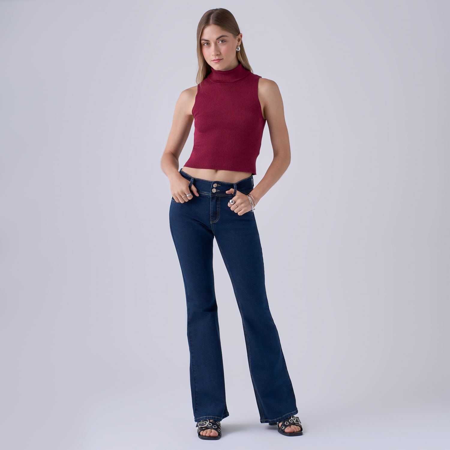 Jean Mujer Bolsillo Hypnotic Flare