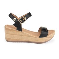 Sandalias Via Uno Mujer 2B3599-15 Negro