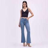 Jean Mujer Flare Symbol