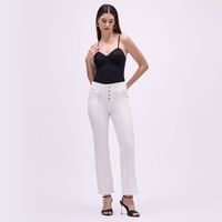 Jean Mujer Cut Symbol Straight