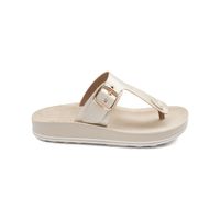 Sandalias Via Uno Mujer Yq7681-H08 Dorado