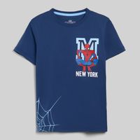 Polo Manga Corta Para Niño Msm-5306 Spiderman