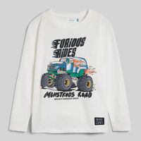 Polo Manga Larga Para Niño Cars Puff Circus