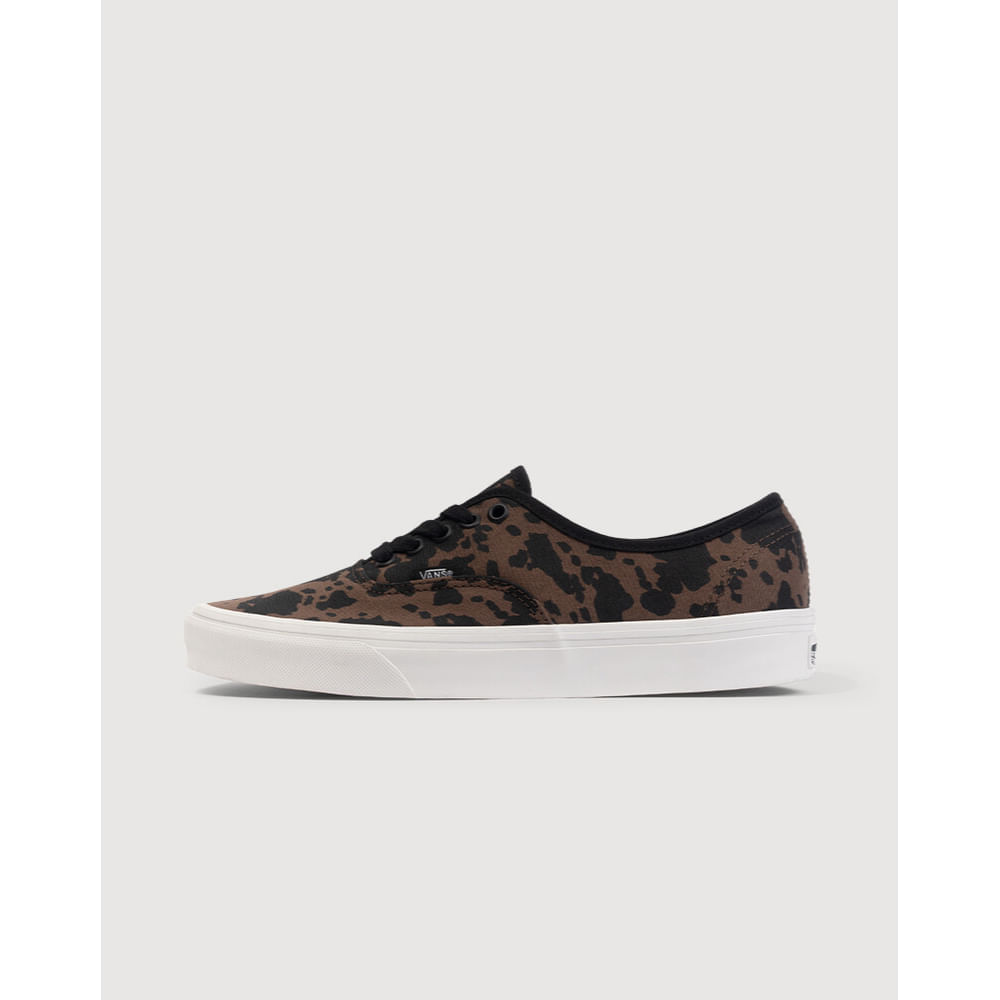 Zapatillas Urbanas Vans Mujer Authentic Print Negro