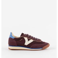 Zapatillas Urbanas Victoria Mujer Saturno Serraje & Nylon Burdeos