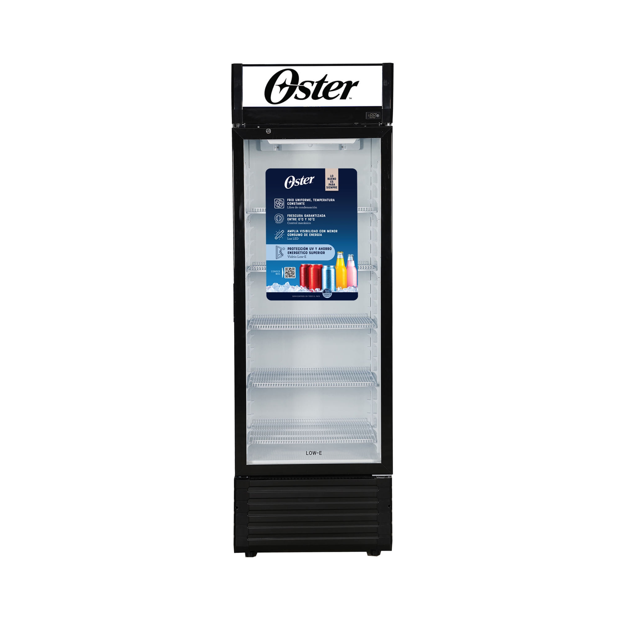 Vitrina OSTER 353L OS-PVSCX356B Negro