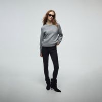 Chompa Mujer Sfera Tamu Finito Botones Esp Gris Claro