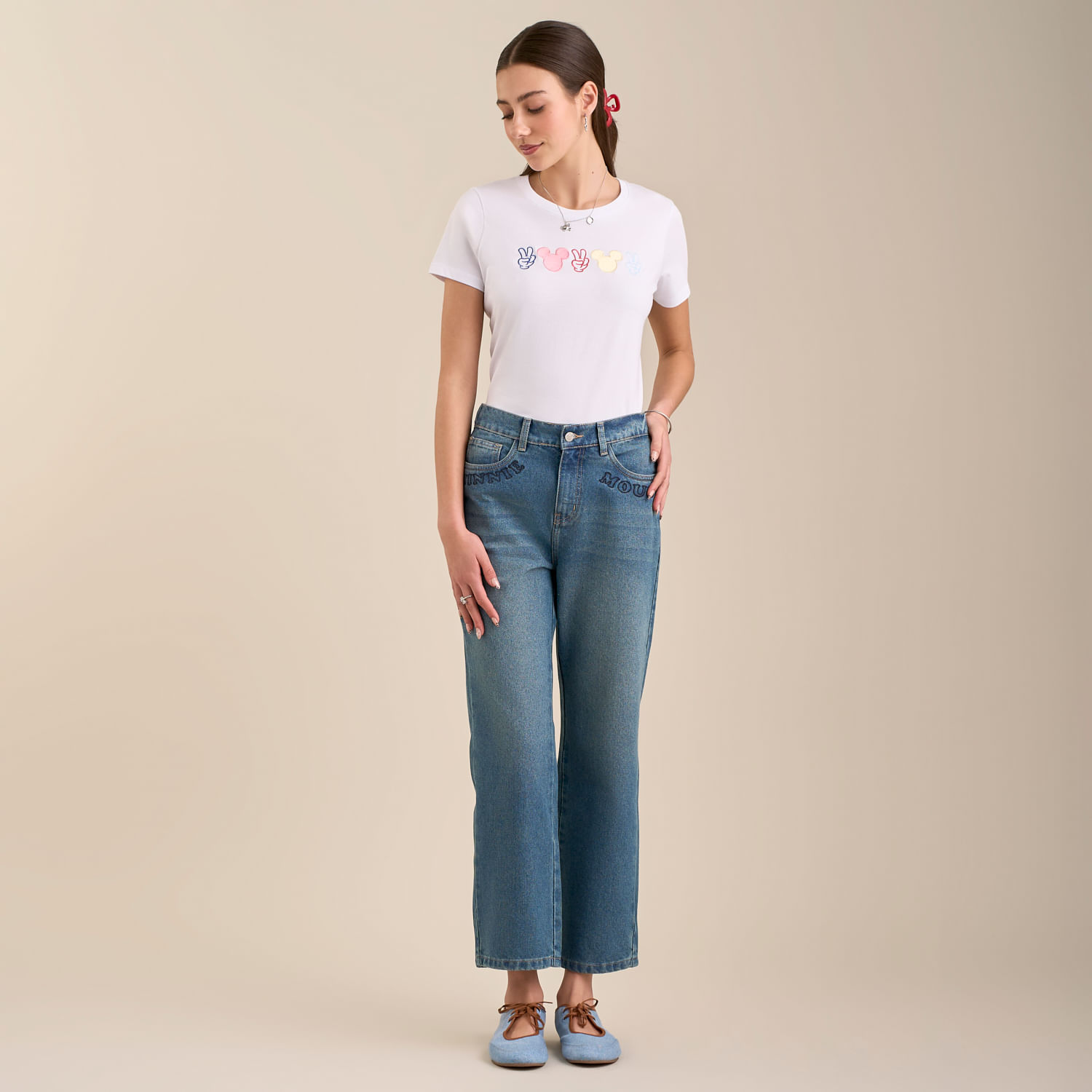 Jean Mujer Cool Disney Straight
