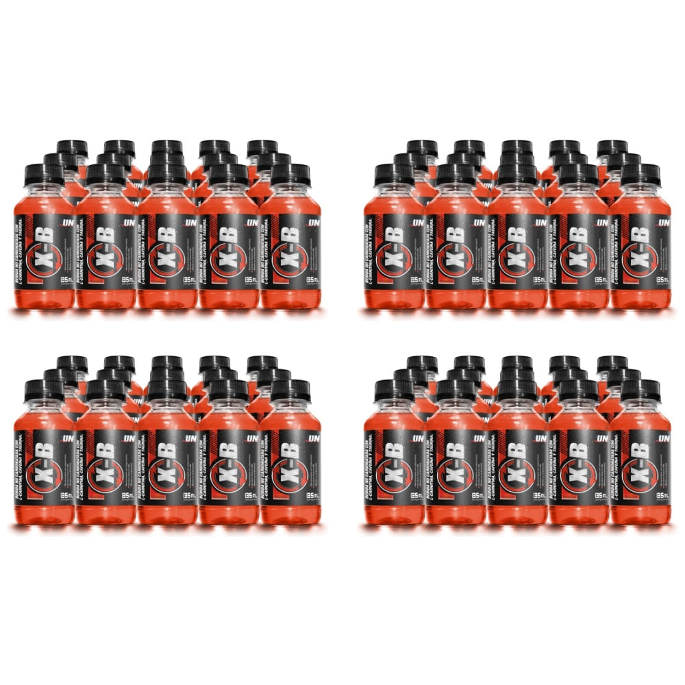 XB 4 Paquetes De 15 Botellas 135ml L-Carnitina Guaraná