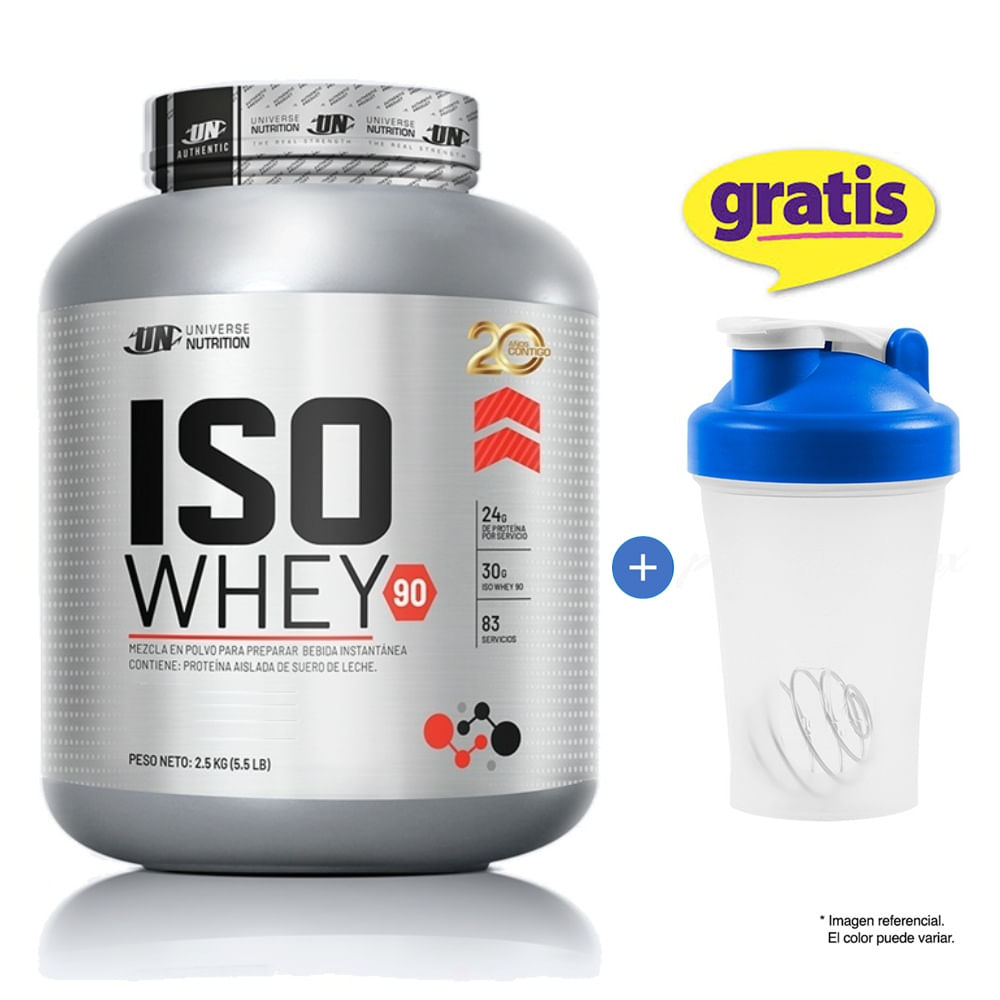 Proteína Iso Whey 2.5 KG - Vainilla + Regalo Shaker