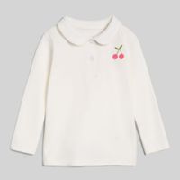Polo Manga Larga Para Bebe Niña Cuello Bb Baby Circus