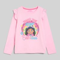 Polo Manga Larga Para Niña Alita Print Central Gabbys Dollhouse