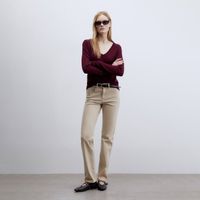 Chompa Mujer Sfera Ochos Coderas Ochos Mx Guinda