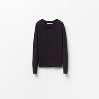 Chompa Mujer Sfera Basico Cuello Redondo Negro