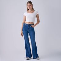 Jean Mujer Contraste Hypnotic Flare