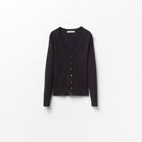 Chompa Mujer Sfera Basica Cuello Pico Negro