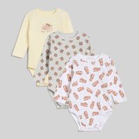 Pack X3 Body Interno Para Recién Nacido Gam Print Baby Circus