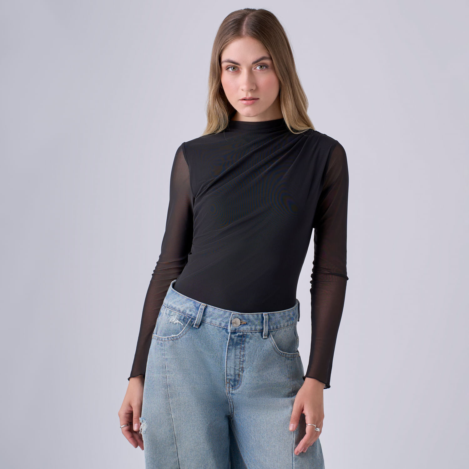 Polo Mujer Body Mesh Hypnotic