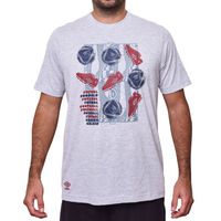 Polo Deportivo Umbro Hombre Basico Estampado Dr24034