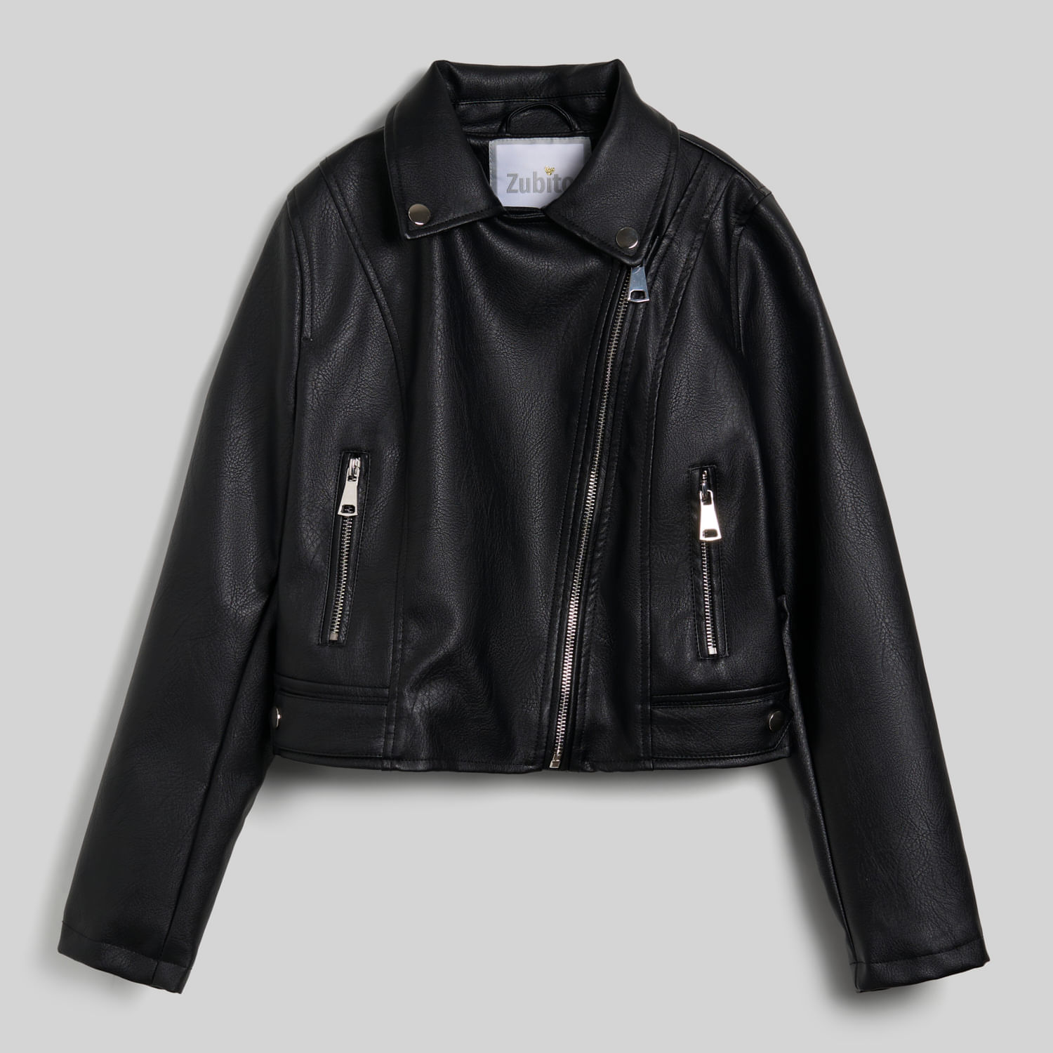 Casaca Para Teen Niña Biker Pu Zubito
