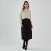 Falda Mujer Plisada Malabar
