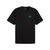 Polo Deportivo Puma Hombre Graphic Grid Tee 688039 01 Negro