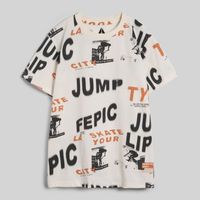 Polo Manga Corta Para Teen Niño Rider Aop Aereal