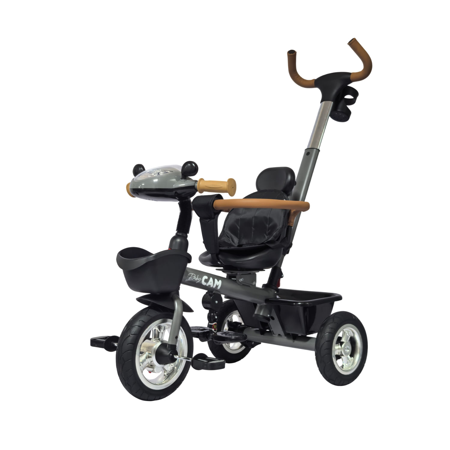 Triciclo prime baby cam bluetooth negro