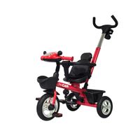 Triciclo prime baby cam bluetooth rojo