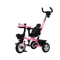 Triciclo prime baby cam bluetooth rosado