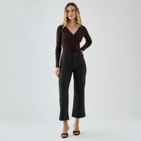 Pantalón Mujer Cuadros Malabar