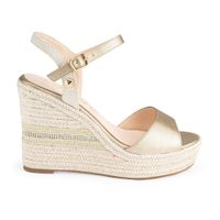 Sandalias Via Uno Mujer Js17 Dorado