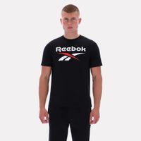 Polo Deportivo Reebok Hombre Br Big Logo Crew Tee 100240887 Negro