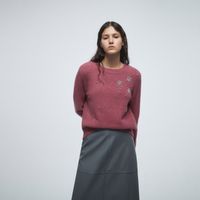 Chompa Mujer Sfera Aplicaciones Engarzadas Rosa