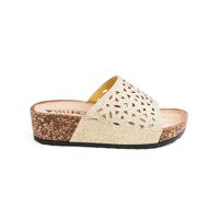 Sandalias Via Uno Mujer Lc054937 Dorado