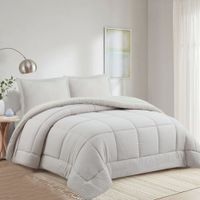 Edredon OI26 Waffle Sherpa Beige