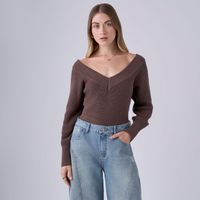 Chompa Mujer Latte Hypnotic Manga Larga
