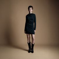 Polo Mujer Sfera Corto Modal Verde Oscuro