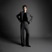 Pantalón Mujer Sfera Brillo Gris