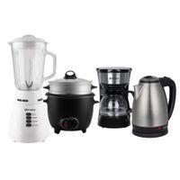 Cuatricombo IMACO Licuadora BL3515 + Olla RC6SS + Hervidor KE1801 + Cafetera CM1123