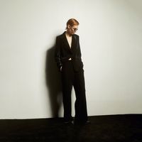 Pantalón Mujer Sfera Terciopelo Negro