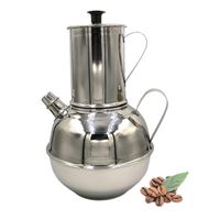 Cafetera de Acero Inoxidable Bombeada 800 ML Gota a Gota Ichimatsu