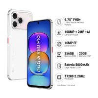 Smartphone ZTE Nubia V80 Pro (8+12)GB+256GB Blanco