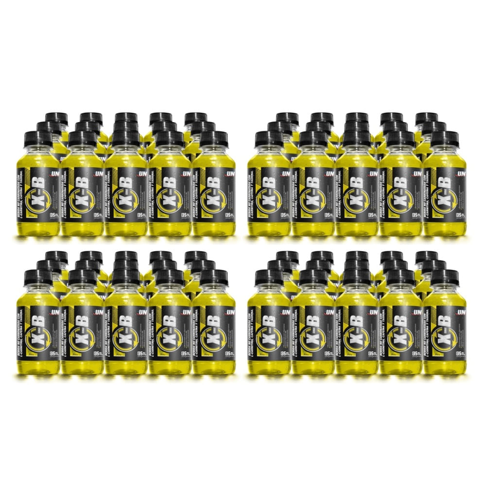 X-B 4 Paquetes De 15 Botellas 135ml L-Carnitina PIÑA